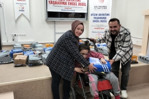 Projemiz Kapsamında Alınan Spor Malzemeleri Çocuklarımıza Teslim Edildi.