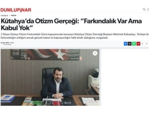 Farkındalık Var Ama Kabul Yok