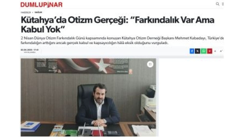 Farkındalık Var Ama Kabul Yok