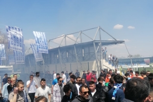 Çocuklarımız Maç Öncesi Seremonide.