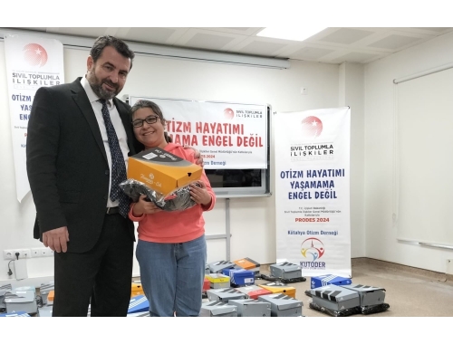 Projemiz Kapsamında Alınan Spor Malzemeleri Çocuklarımıza Teslim Edildi.